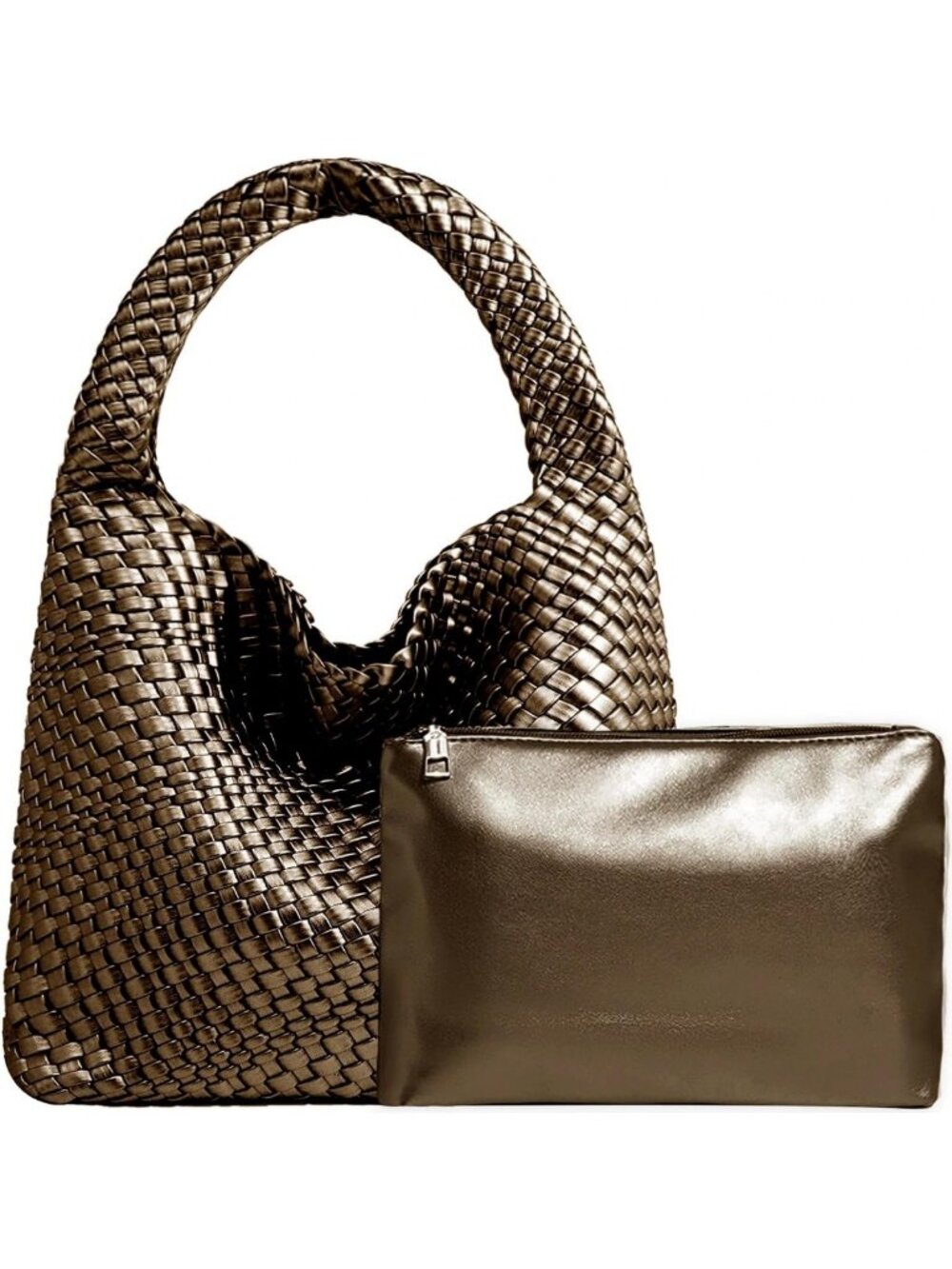 Stylish Woven Tote Bag for Women, Fashionable Hobo Handbag, Travel & Beach Bag